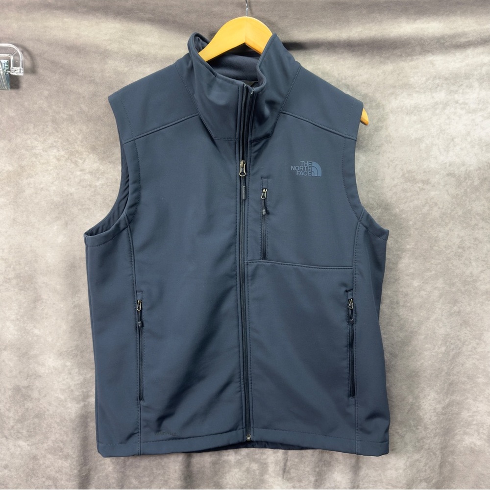 The North Face Full Zip Navy Blue Vest Windwall Men’s Size Large
